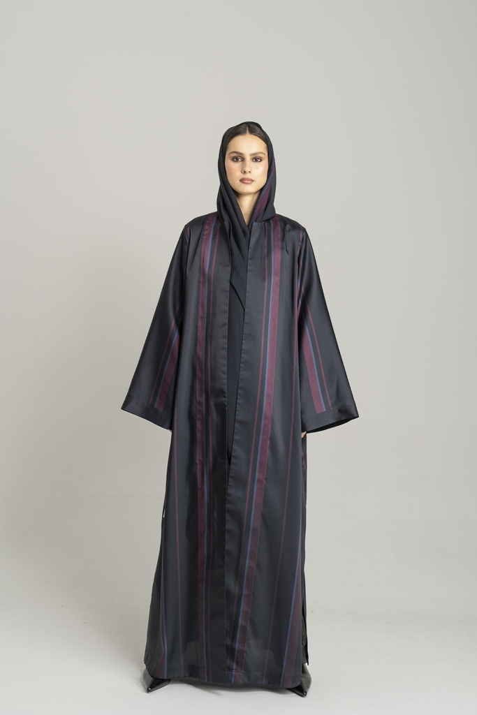 Striped up Navy - Maroons